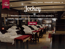 Tablet Screenshot of jockey.com.pt